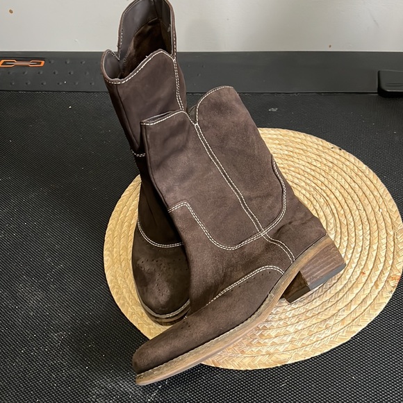 American Eagle Southwestern Cowboy Boots Size 7 - Picture 16 of 16